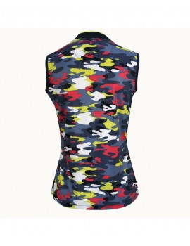 Callaway dámské triko bez rukávů Multi-Color Camo Peacoat