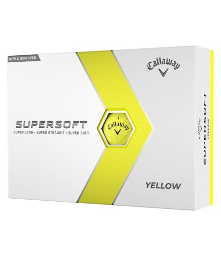 Callaway SuperSoft golfové míčky Yellow 3 ks