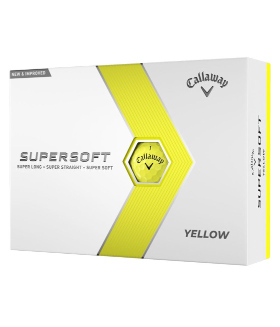 Callaway SuperSoft golfové míčky Yellow 3 ks