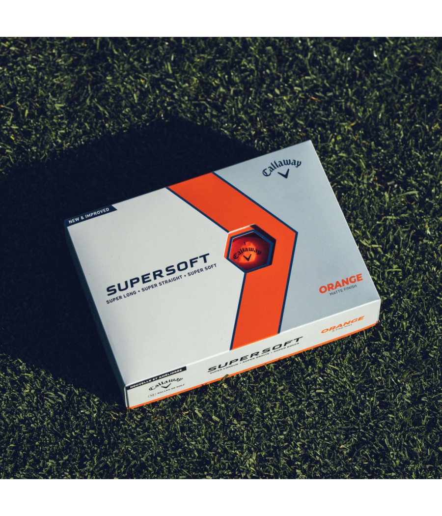 Callaway SuperSoft golfové míčky Orange 3 ks