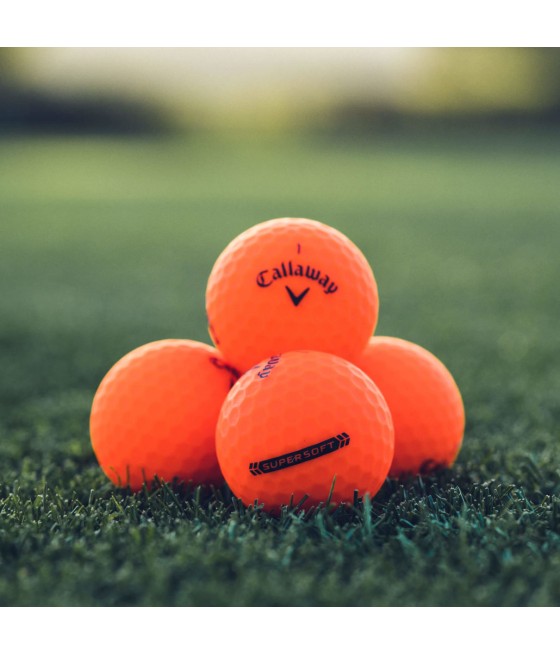Callaway SuperSoft golfové míčky Orange 3 ks