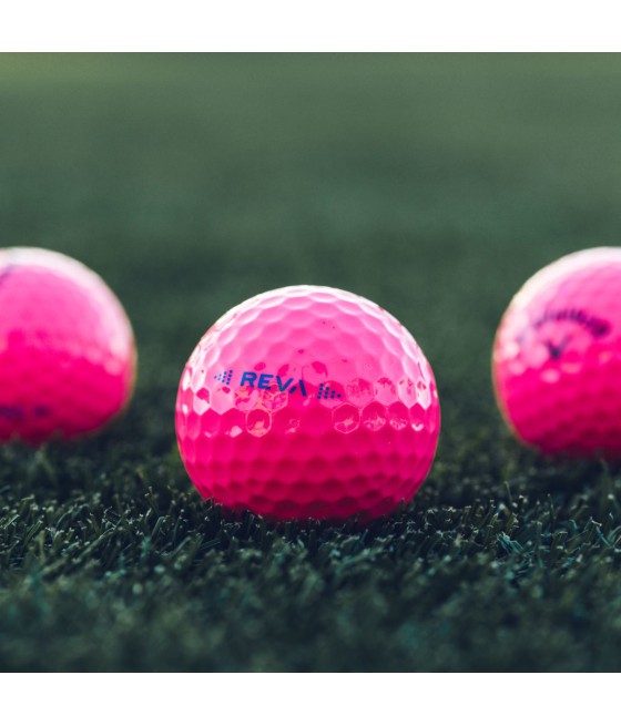 Callaway Reva dámské golfové míčky Pink 3 ks