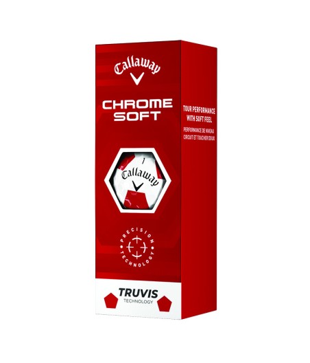 Callaway ChromeSoft Truvis golfové míčky 3 ks