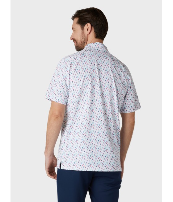 Callaway Birdie Print Short Sleeve Golf Polo Shirt (CGKSE096) – Stylov