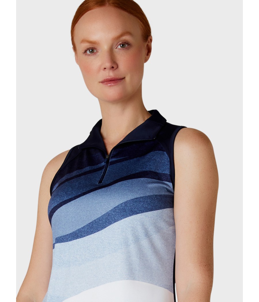 Triko dámské Callaway Gradient Wave Peacoat