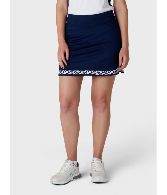 Callaway Two Tone Geo Peacoat – dámská sportovní golfová sukně se šort