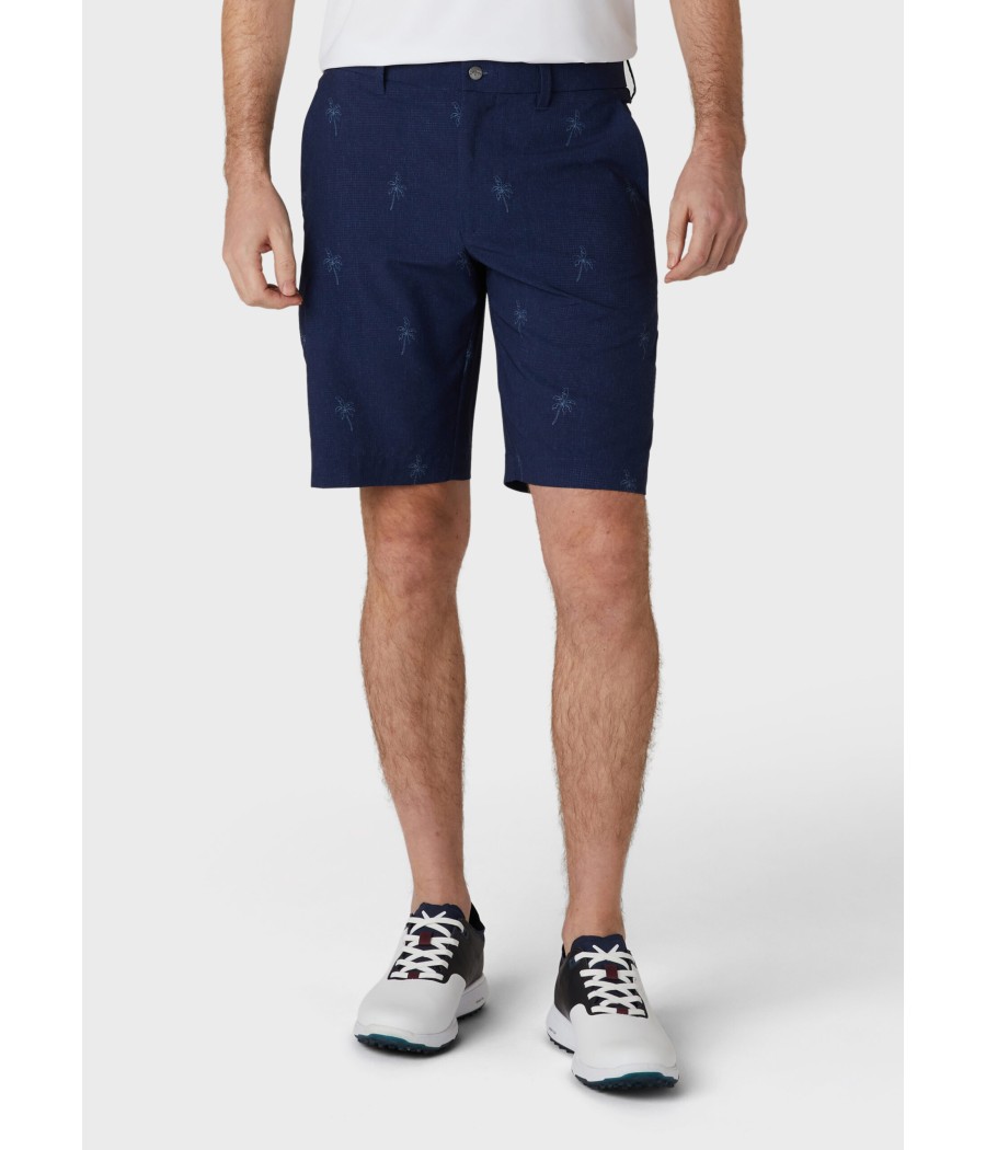 Pánské kraťasy Callaway Palm Print Short Peacoat – funkční & stylové