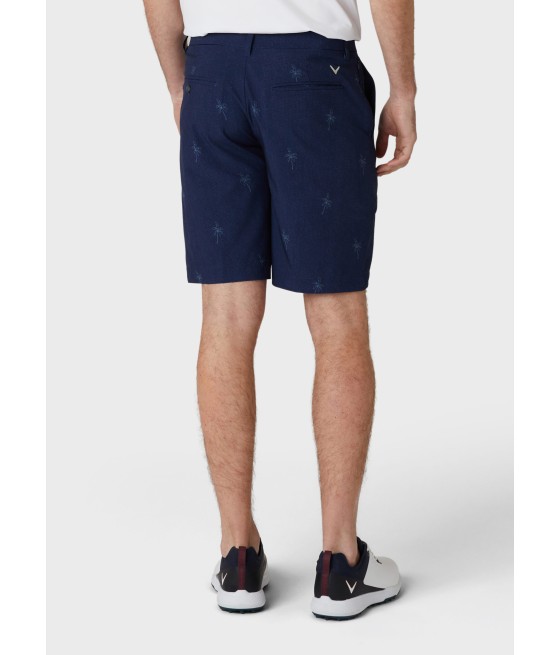 Pánské kraťasy Callaway Palm Print Short Peacoat – funkční & stylové