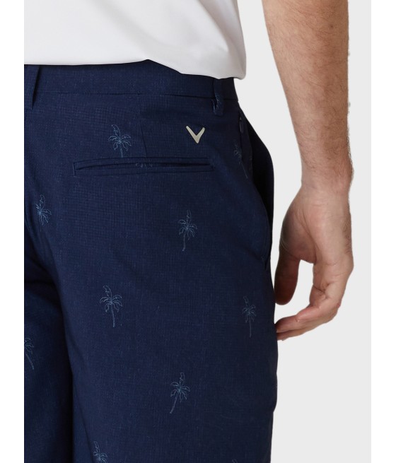 Pánské kraťasy Callaway Palm Print Short Peacoat – funkční & stylové
