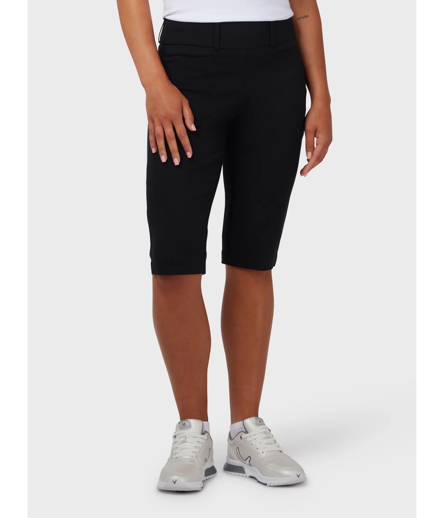 Callaway Pull On City Short Caviar – dámské černé kraťasy pro aktivní