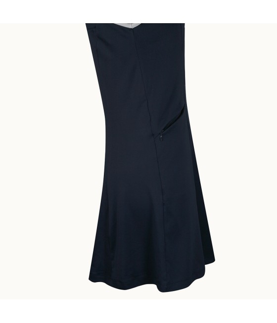 Golfové šaty Callaway Racer Back Flounce Peacoat – Opti-Dri™, pohodlný