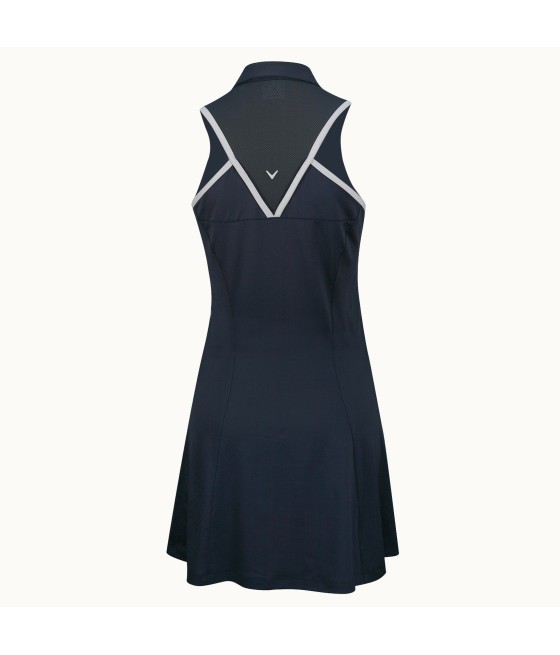 Golfové šaty Callaway Racer Back Flounce Peacoat – Opti-Dri™, pohodlný