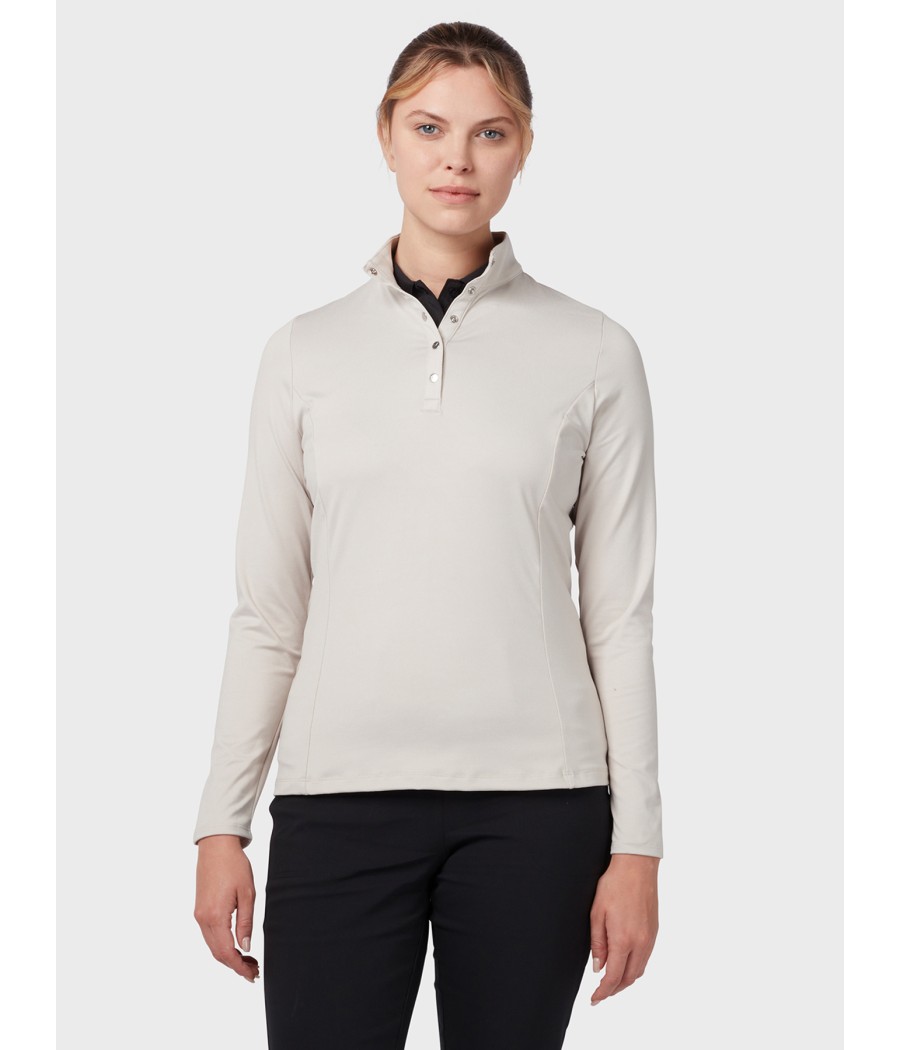 Dámské triko Callaway Thermal Longsleeve Chateau Gray