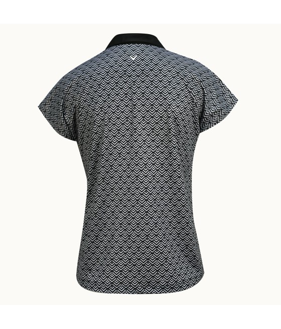 Triko dámské Callaway Chev Geo Polo Caviar