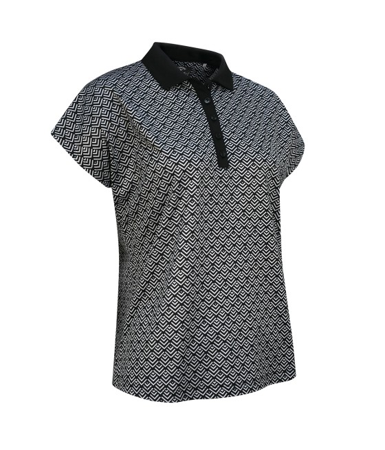 Triko dámské Callaway Chev Geo Polo Caviar