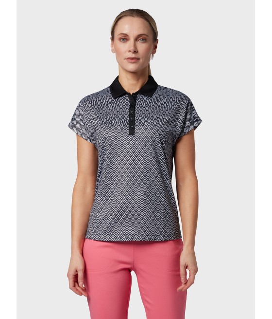 Triko dámské Callaway Chev Geo Polo Caviar