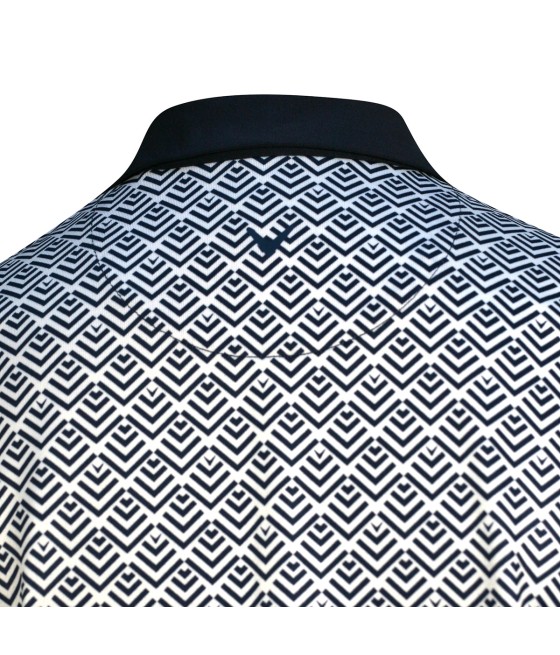 Triko dámské Callaway Chev Geo Polo Brilliant White