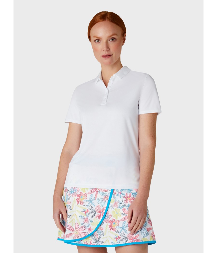 Triko dámské Callaway Tournament Polo Bright White