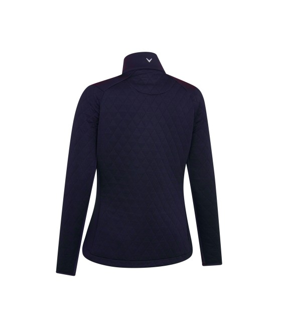 Dámská mikina Callaway Quilted Fleece Peacoat | prošívaná mikina elega