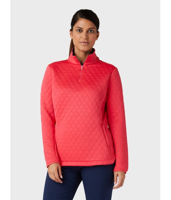 Dámská mikina Callaway Quilted Fleece Paradise Pink | teplá, stylová a