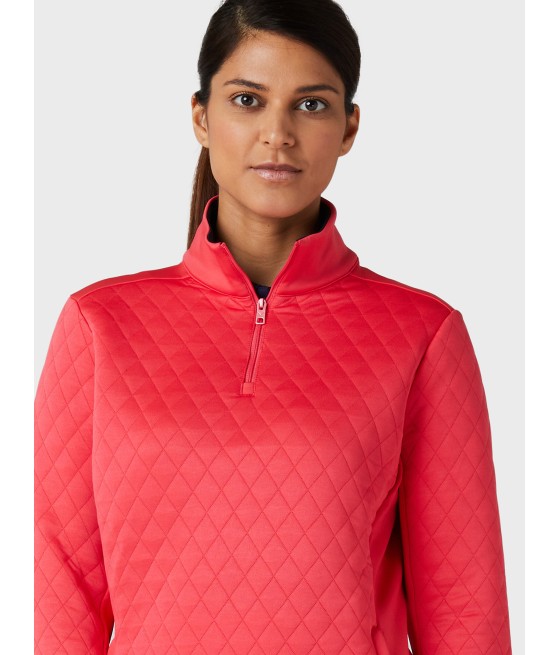 Dámská mikina Callaway Quilted Fleece Paradise Pink | teplá, stylová a