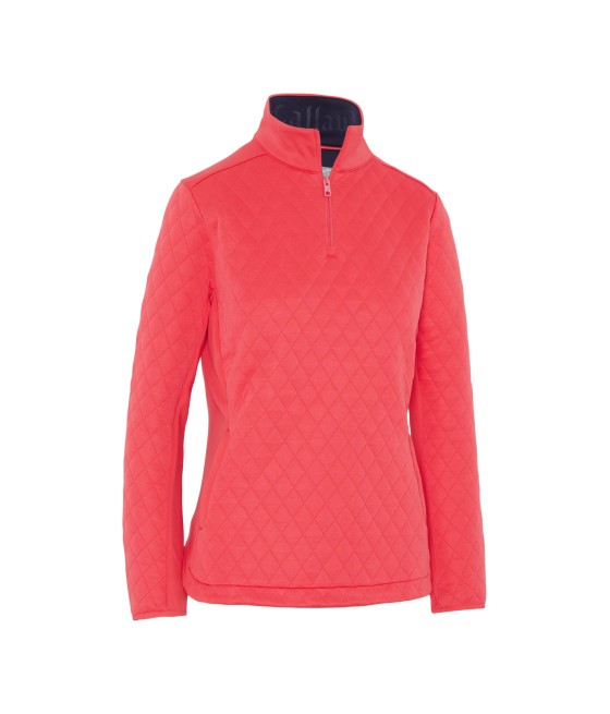 Dámská mikina Callaway Quilted Fleece Paradise Pink | teplá, stylová a