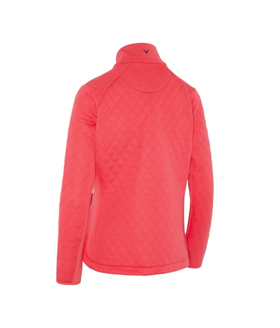 Dámská mikina Callaway Quilted Fleece Paradise Pink | teplá, stylová a