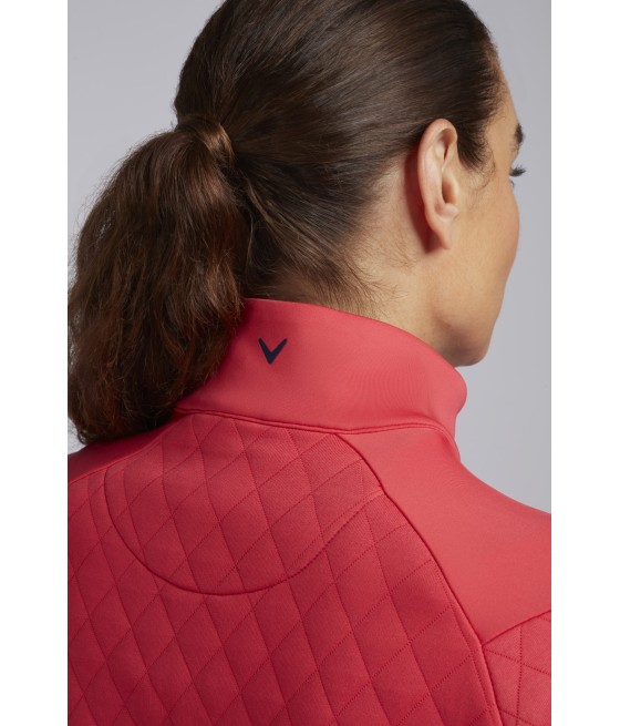 Dámská mikina Callaway Quilted Fleece Paradise Pink | teplá, stylová a