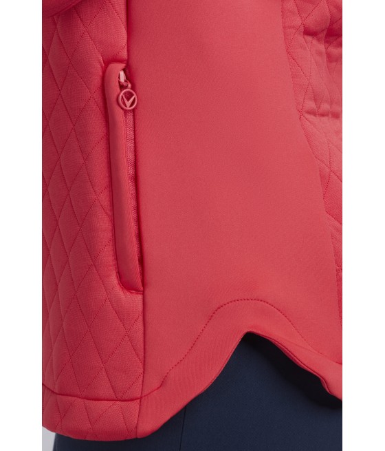 Dámská mikina Callaway Quilted Fleece Paradise Pink | teplá, stylová a