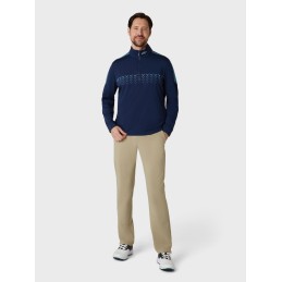 Pánská mikina Callaway ¼ Zip Blocked Chev | funkční, pružná a vodoodpu