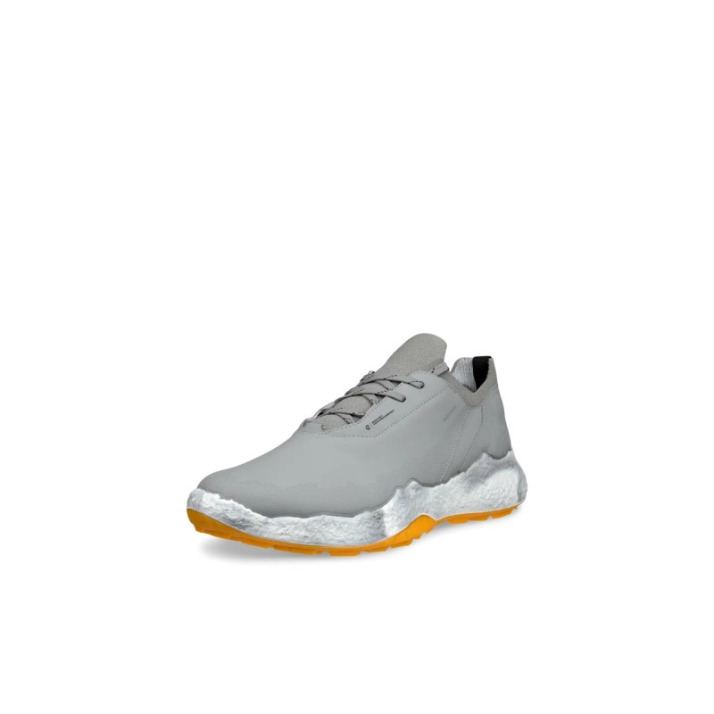 ECCO M Golf Biom H5 | Pánské voděodolné golfové boty – Grey/White/Yell