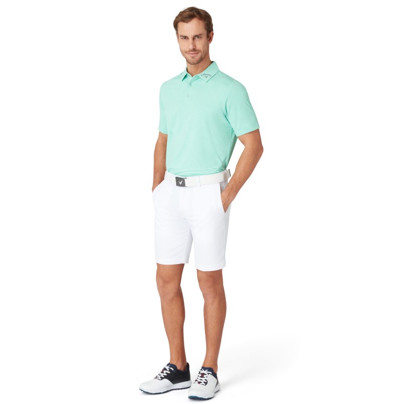 Callaway Warped Gingham Polo – stylové pánské golfové triko