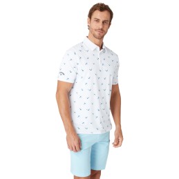 Callaway All Over Birdie Polo – golfové triko s UV ochranou a ECO mate