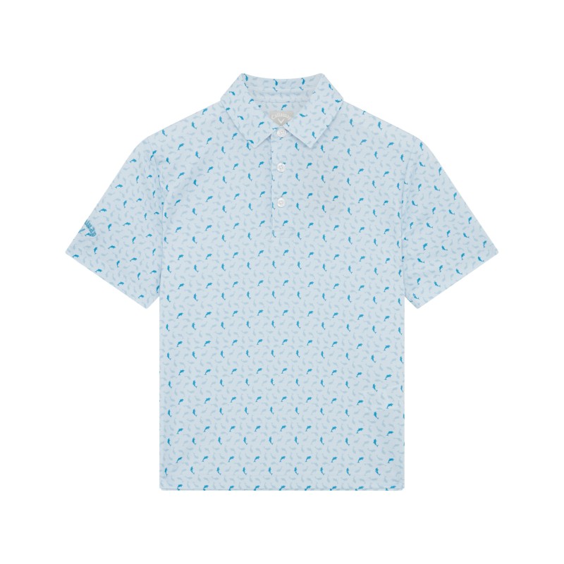 Callaway juniorské polo Dolphin Print – pohodlí a styl pro mladé golfi
