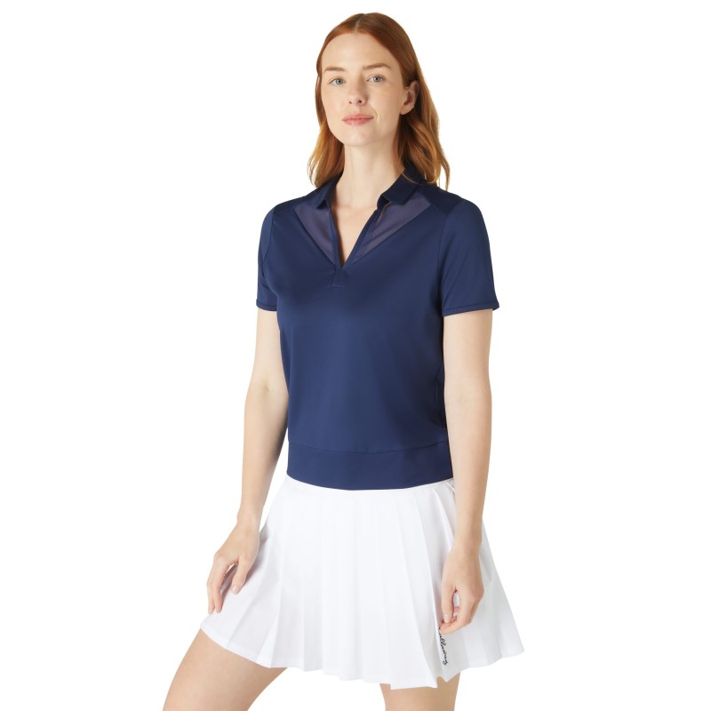 Callaway Mesh Detail Polo – dámské golfové polo s recyklovaným materiá