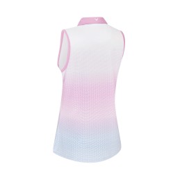 Callaway Chev Gradient Polo bez rukávů – dámské golfové polo s Opti-Dr