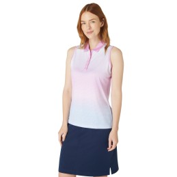 Callaway Chev Gradient Polo bez rukávů – dámské golfové polo s Opti-Dr