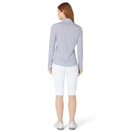 Callaway Chev Geo UV Top – dámský golfový top s UV ochranou a Opti-Dri