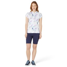 Callaway Linear Petals Polo – dámské golfové tričko s květinovým vzore