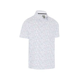 Callaway All Over Chevron Confetti Print Golf Polo (CGKSE0A3) – Stylov