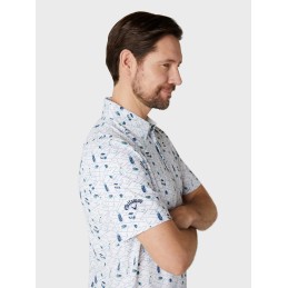 Callaway All Over Golf Essentials Print Golf Polo (CGKSE092) – Stylov