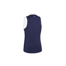 Triko dámské Callaway Sleeveless V-Placket Colourblock Polo Peacoat