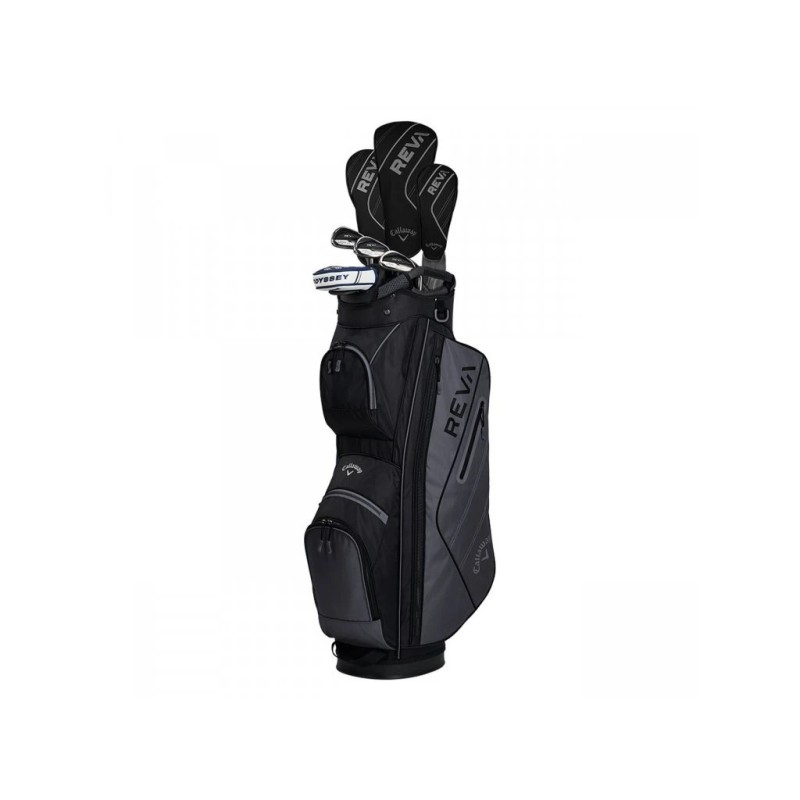 Callaway REVA 7 ks – dámský golfový set LH (grafitová černá)