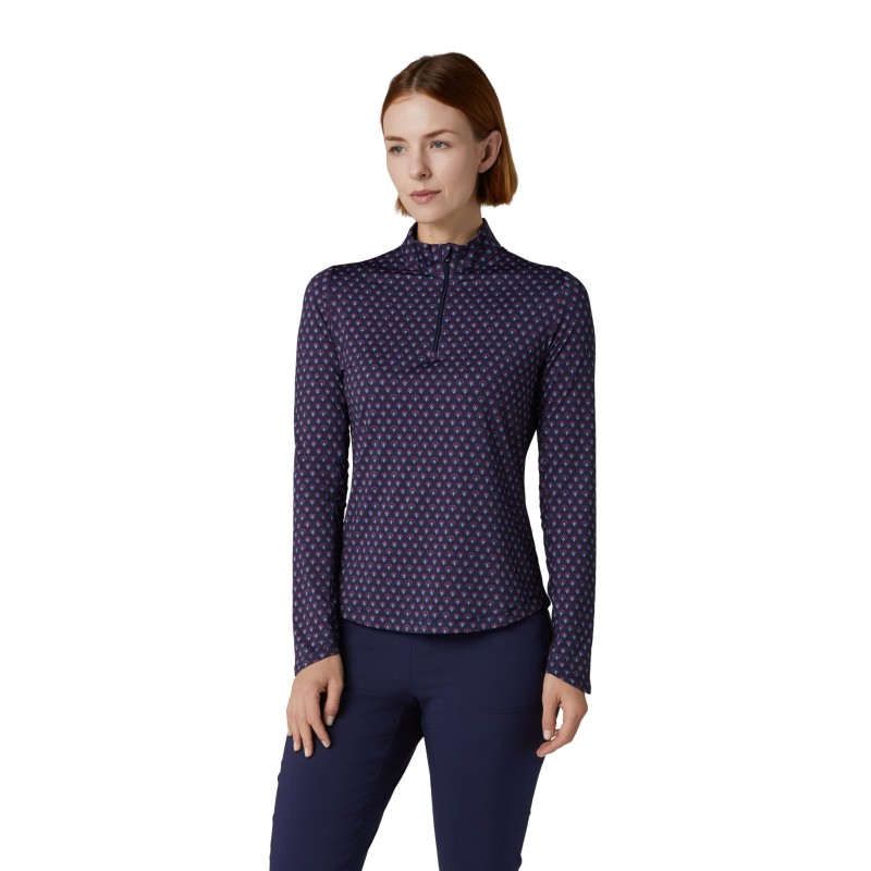 Dámské triko Callaway Gradient Geo | dlouhý rukáv, UV ochrana a styl