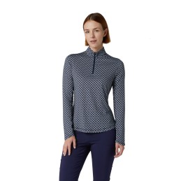 Dámské triko Callaway Mini Geo | dlouhý rukáv, UV ochrana, styl