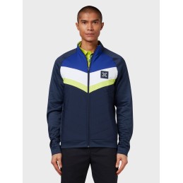 Callaway Chev Colour Block Pullover | mikina s full zipem, Opti‑Dri &
