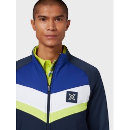 Callaway Chev Colour Block Pullover | mikina s full zipem, Opti‑Dri &