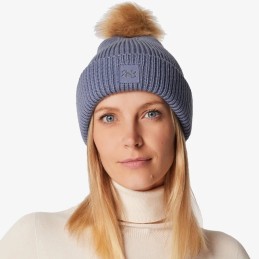 Under Armour UA Halftime Ribbed Pom | Dámská zimní čepice černá/modro-