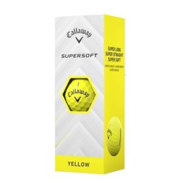 Callaway SuperSoft golfové míčky Yellow 3 ks