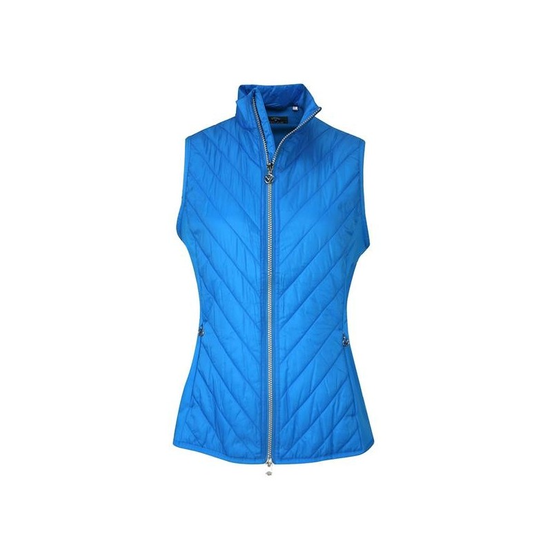 Dámská golfová vesta Callaway Blue Sea Star– lehká, pohodlná